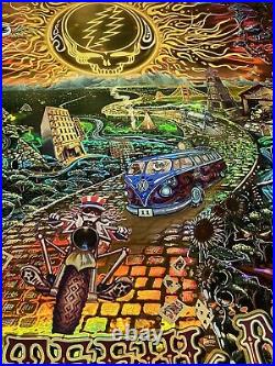Grateful Dead ChicagoGD 50 Poster Print Mike Dubois 7/5/15 Fare Thee Well Foil