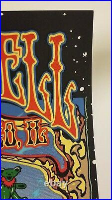 Grateful Dead ChicagoGD 50 Poster Print Mike Dubois 7/5/15 Fare Thee Well MINT