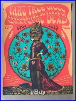Grateful Dead China Cat Poster by Justin Helton 2015 Fare Thee Well S/N'd xx/201