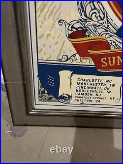 Grateful Dead & Company 2016 summer tour VIP print framed