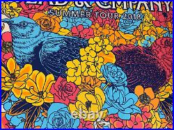 Grateful Dead & Company 2018 Summer Tour Skull & Flowers Poster Signed/numbered