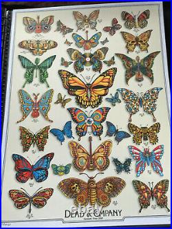 Grateful Dead & Company 2019 Butterfly Poster Vip Tour Emek Signed & Numbered