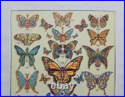 Grateful Dead & Company 2019 Butterfly Poster Vip Tour Emek Signed & Numbered