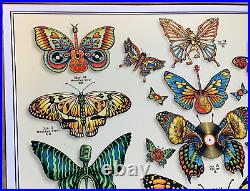 Grateful Dead & Company 2019 Summer Tour Wild Butterflies Poster Signed/numbered