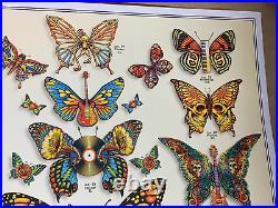 Grateful Dead & Company 2019 Summer Tour Wild Butterflies Poster Signed/numbered