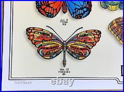 Grateful Dead & Company 2019 Summer Tour Wild Butterflies Poster Signed/numbered