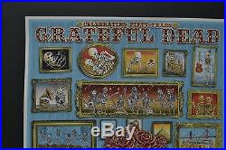 Grateful Dead & Company Emek poster Chicago Fare Thee Well VIP Screenprint GD50