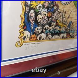 Grateful Dead & Company Framed 2023 Fenway Poster Uncut 6/24/25 XX/50 Masthay