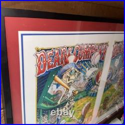 Grateful Dead & Company Framed 2023 Fenway Poster Uncut 6/24/25 XX/50 Masthay