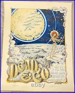 Grateful Dead & Company Poster Fiddlers Green Colo 2021 James FLAMES 1228/1850