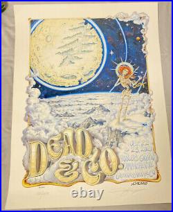 Grateful Dead & Company Poster Fiddlers Green Colo 2021 James FLAMES 1228/1850