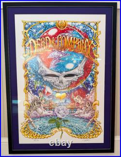 Grateful Dead & Company Poster Masthay /1750 Final Tour San Fran FRAMED & MATTED
