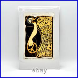 Grateful Dead Concert Postcard BG-38 1966 Wes Wilson Fillmore Auditorium