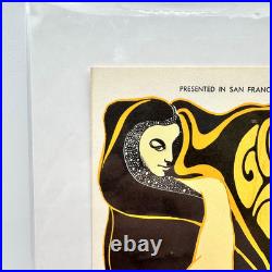 Grateful Dead Concert Postcard BG-38 1966 Wes Wilson Fillmore Auditorium