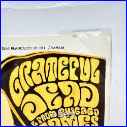 Grateful Dead Concert Postcard BG-38 1966 Wes Wilson Fillmore Auditorium