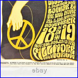 Grateful Dead Concert Postcard BG-38 1966 Wes Wilson Fillmore Auditorium