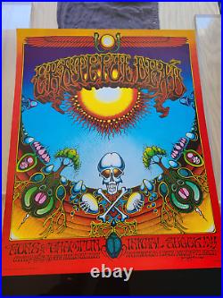 Grateful Dead Concert Poster Aoxomoxoa Rick Griffin Jose's Limited Ed. 1982