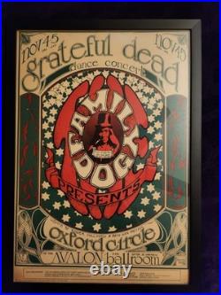 Grateful Dead Concert Poster Avalon Ballroom