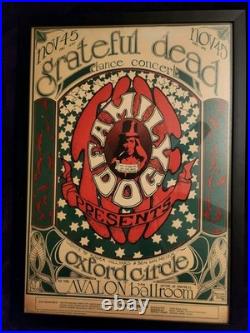Grateful Dead Concert Poster Avalon Ballroom Grateful Dead Concert Poster Avalon Ballroom