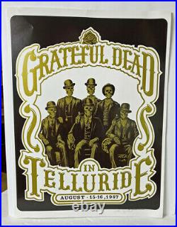 Grateful Dead Concert Poster In Telluride 1987, signed by artist Steve Johannsen