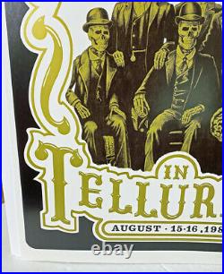 Grateful Dead Concert Poster In Telluride 1987, signed by artist Steve Johannsen