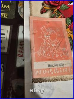 Grateful Dead Concert Poster Saratoga Springs 2003 & Cloth Ratdog Pass Grateful Dead Concert Poster Saratoga Springs 2003 & Cloth Ratdog Pass