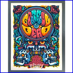 Grateful Dead Coral Variant Poster 1970 Capitol Theatre x/75 Millward Original
