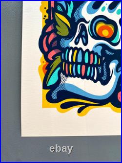 Grateful Dead Coral Variant Poster 1970 Capitol Theatre x/75 Millward Original