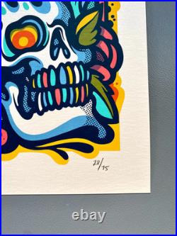 Grateful Dead Coral Variant Poster 1970 Capitol Theatre x/75 Millward Original