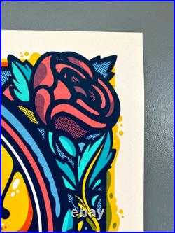 Grateful Dead Coral Variant Poster 1970 Capitol Theatre x/75 Millward Original