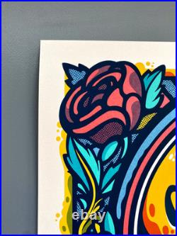 Grateful Dead Coral Variant Poster 1970 Capitol Theatre x/75 Millward Original