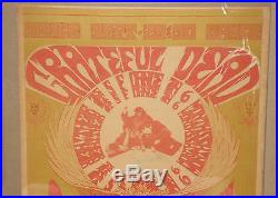 Grateful Dead Dance Straight Theater Aor 2.224 Fillmore Family Dog Era Poster