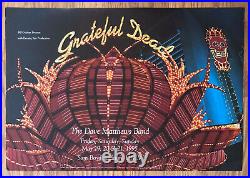 Grateful Dead Dave Matthews Band Promotional Concert Poster 1995