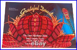 Grateful Dead Dave Matthews Flamingo Hotel Las Vegas'95 Original Concert Poster