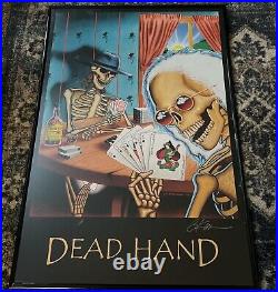 Grateful Dead Dead Hand Bob Wier Rosa's Cantena Gary Kroman Signed Poster