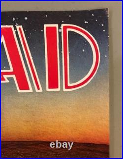 Grateful Dead Dead Set Arista Records Original Promotional Poster 1981 Copyright