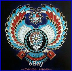 Grateful Dead Deadicated album size print poster Fare Thee Well GD50 pin