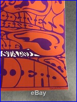 Grateful Dead Earhead Poster AOR 2.329 Lee Conklin SIGNED 2nd Print NM Hot Tuna
