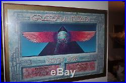 Grateful Dead Egypt 1978 framed poster