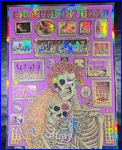 Grateful Dead, Emek, Fare The Well Foil Poster, Only One On eBay