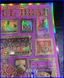 Grateful Dead, Emek, Fare The Well Foil Poster, Only One On eBay