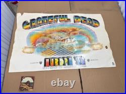 Grateful Dead Europe'72 ORIGINAL Record Poster Promo Mouse Studios Warner Bros