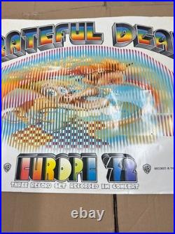 Grateful Dead Europe'72 ORIGINAL Record Poster Promo Mouse Studios Warner Bros