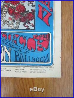 Grateful Dead FD-26 Stanley Mouse and Alton Kelley original concert poster