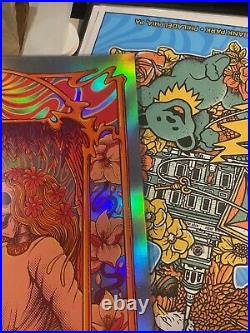 Grateful Dead FOIL SN LE AE Poster Sugar Magnolia Dead & Company Artist Kennedy