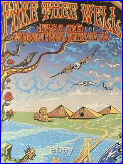 Grateful Dead FTW 50th Poster Fare Thee Well Print 2015 Mike Dubois Sign #/2015