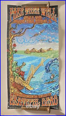 Grateful Dead FTW 50th Poster Fare Thee Well Print 2015 Mike Dubois Sign #/2015