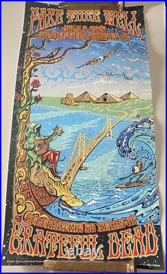 Grateful Dead FTW 50th Poster Fare Thee Well Print 2015 Mike Dubois Sign #/2015 Grateful Dead FTW 50th Poster Fare Thee Well Print 2015 Mike Dubois Sign #/2015