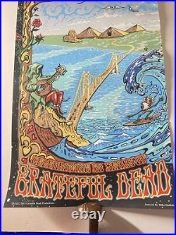 Grateful Dead FTW 50th Poster Fare Thee Well Print 2015 Mike Dubois Sign #/2015