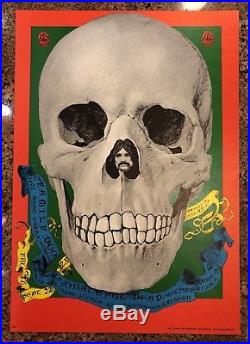 Grateful Dead Family Dog Denver concert poster 1967 1st Printing. Mint